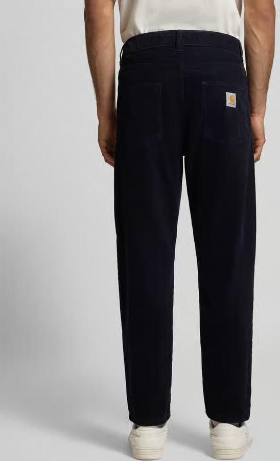 Carhartt WIP Velvet Jeans Regular Fit Smal Gesneden Blue Heren