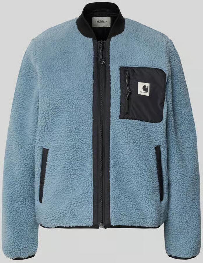 Carhartt Work In Progress Fleecejack in all-over look met ritssluiting model 'Janet' - Foto 2