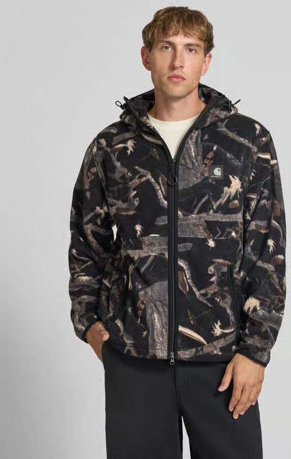 Carhartt Work In Progress Fleecejack met capuchon model 'Blevin' - Foto 2