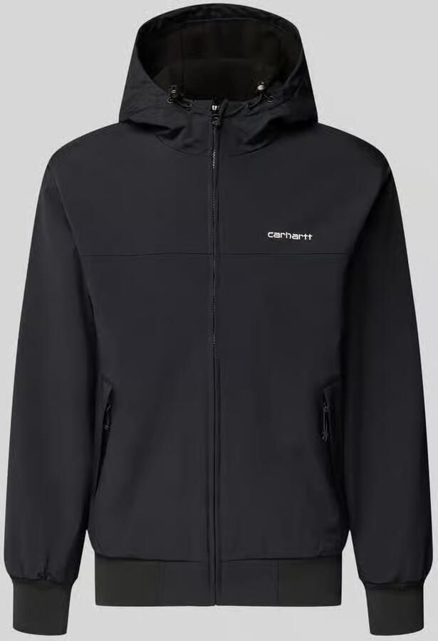 Carhartt Work In Progress Functioneel jack met gestikt logo en capuchon