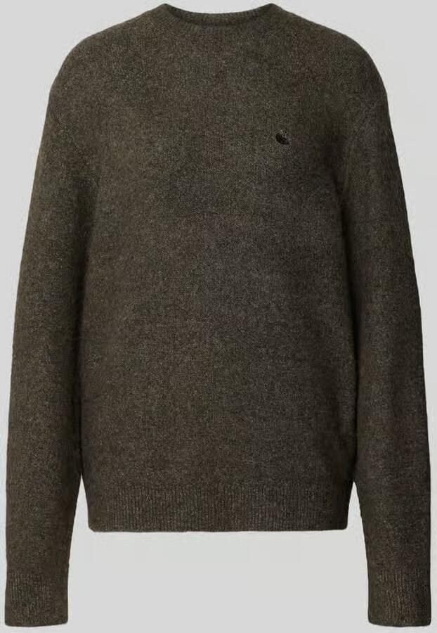 Carhartt Work In Progress Gebreide pullover met gestikt logo model 'CURTIS'