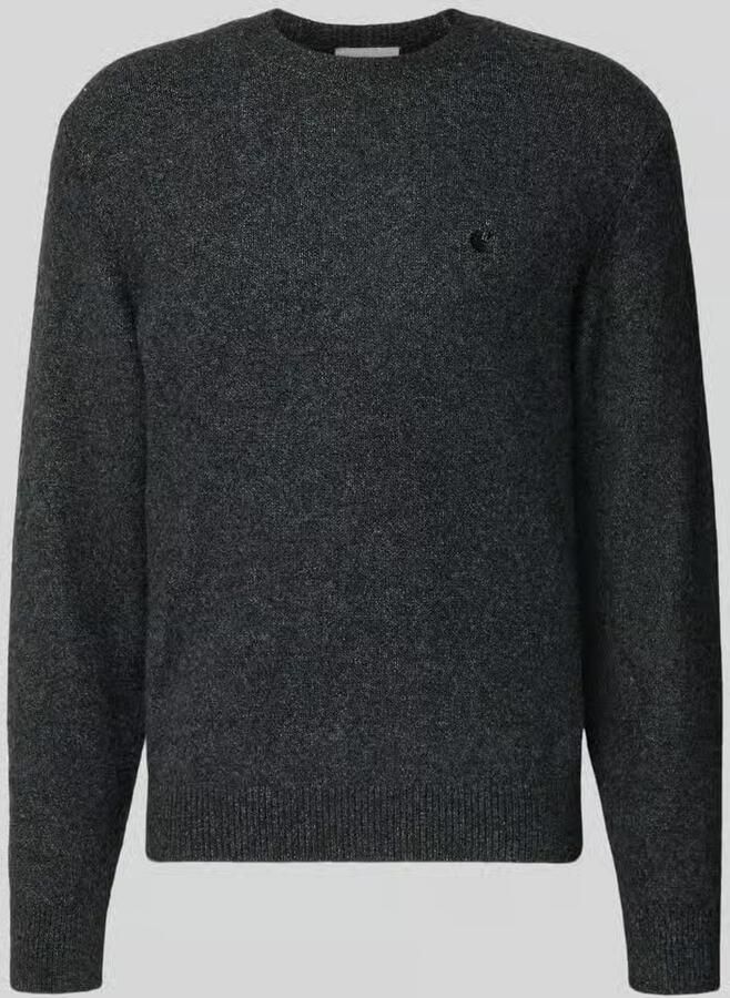 Carhartt Work In Progress Gebreide pullover met gestikt logo model 'CURTIS' - Foto 3