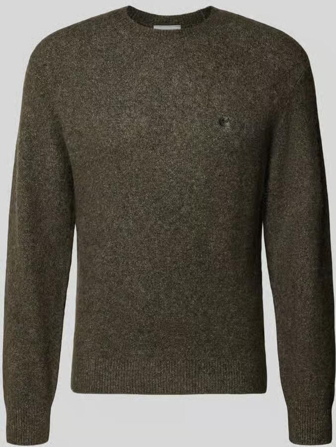Carhartt Work In Progress Gebreide pullover met gestikt logo model 'CURTIS'