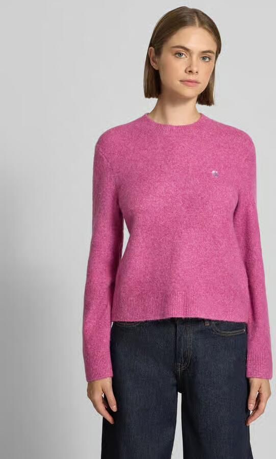 Carhartt Work In Progress Gebreide pullover met labeldetail model 'Curtis' - Foto 2