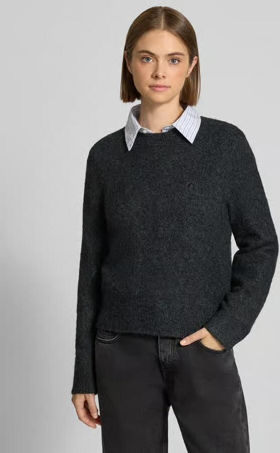 Carhartt Work In Progress Gebreide pullover met labeldetail model 'Curtis' - Foto 3