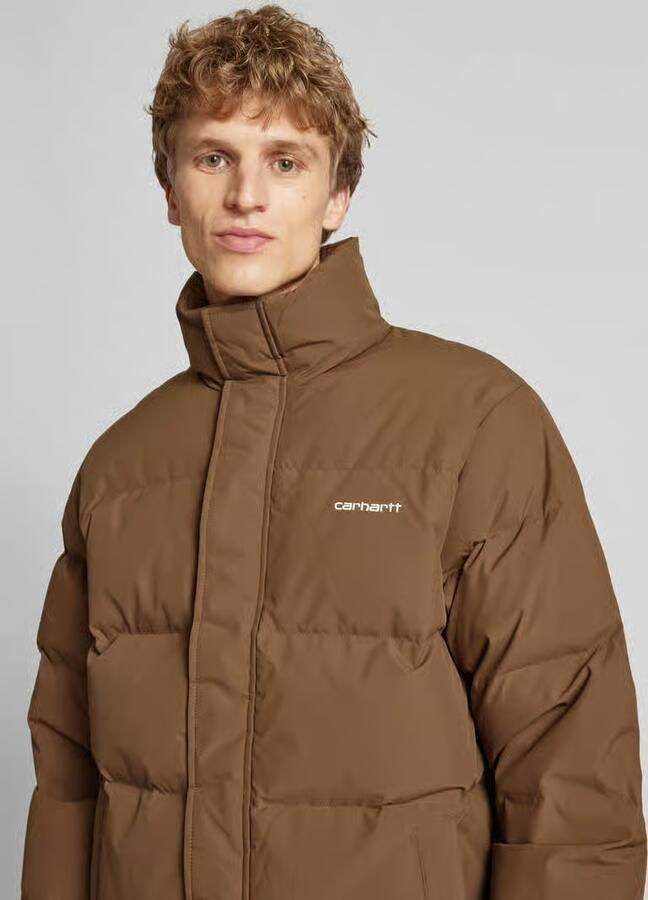 Carhartt Work In Progress Gewatteerd jack met opstaande kraag model 'DANVILLE' - Foto 3