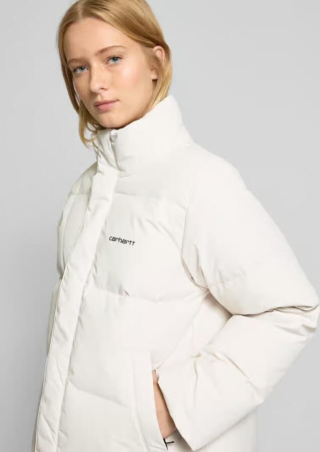 Carhartt Work In Progress Gewatteerd jack met opstaande kraag model 'Yanie'
