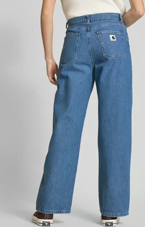 Carhartt Work In Progress High waist jeans met wijde pijpen model 'Jane'