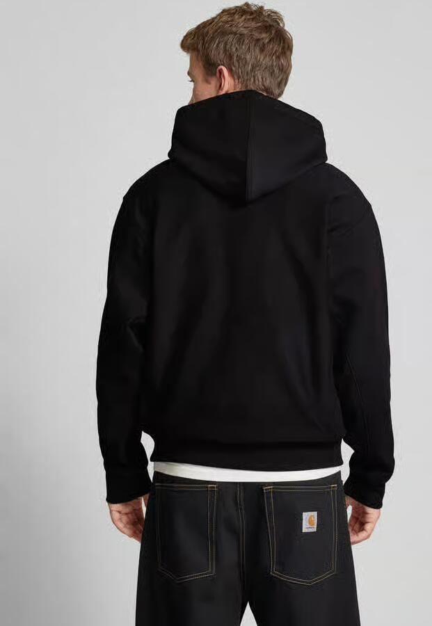 Carhartt Work In Progress Hoodie met labelstitching model 'HOODED AMERICAN SCRIPT'