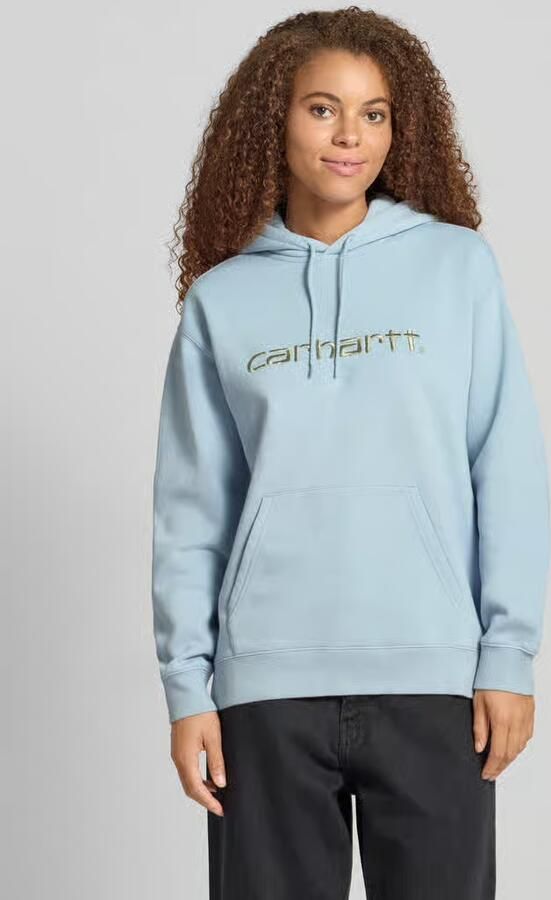 Carhartt Work In Progress Hoodie met kangoeroezak - Foto 2