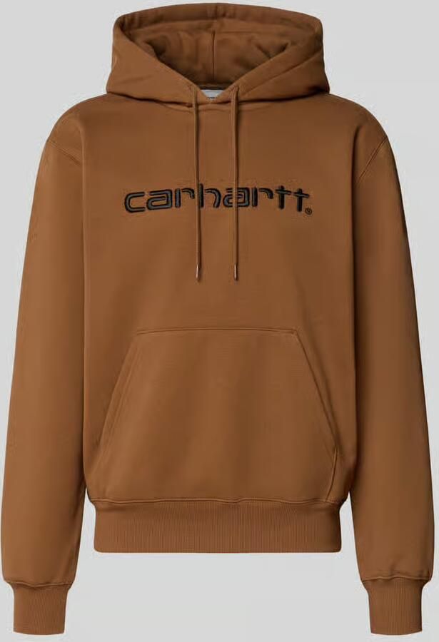 Carhartt Work In Progress hoodie met logo-opschrift