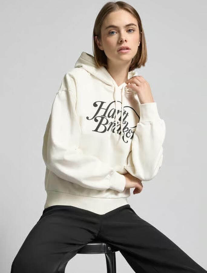 Carhartt Work In Progress Hoodie met statementprint model 'Harttbreaker'
