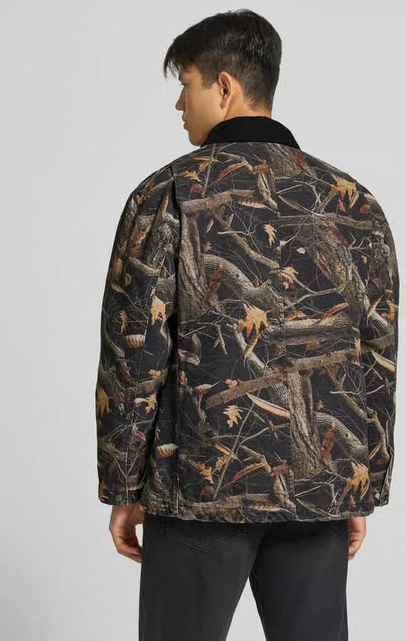 Carhartt Work In Progress Jack in all-over look met labeldetail model 'Lander' - Foto 3
