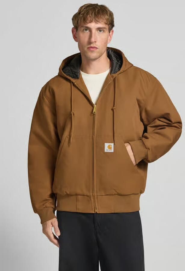Carhartt Work In Progress Jack met labelpatch en kangoeroezak - Foto 2