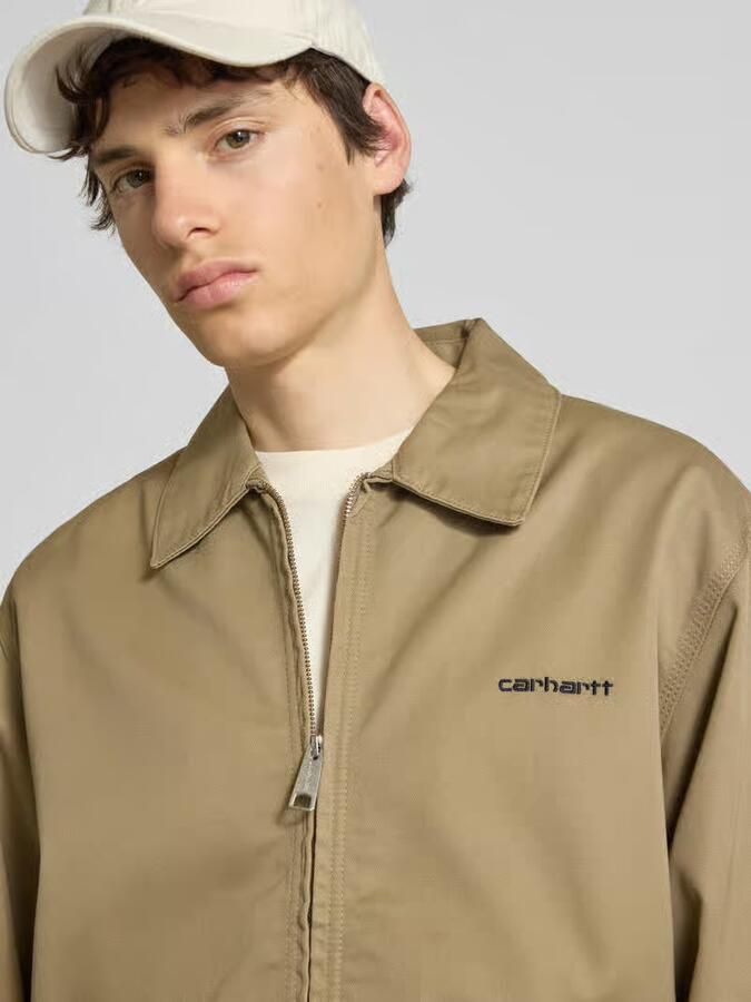Carhartt Work In Progress Jack met labelstitching en steekzakken