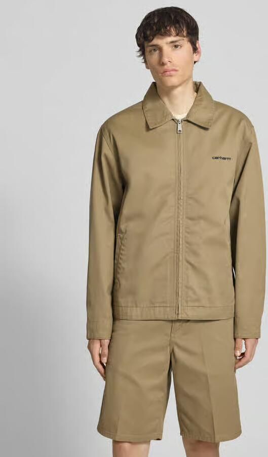 Carhartt Work In Progress Jack met labelstitching en steekzakken - Foto 4