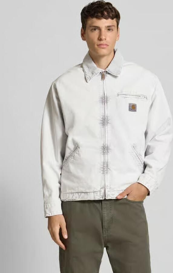 Carhartt Work In Progress Jack met platte kraag en ritssluiting - Foto 2