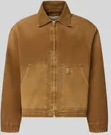 Carhartt Work In Progress Jack met ritssluiting en labeldetail model 'Dearborn'