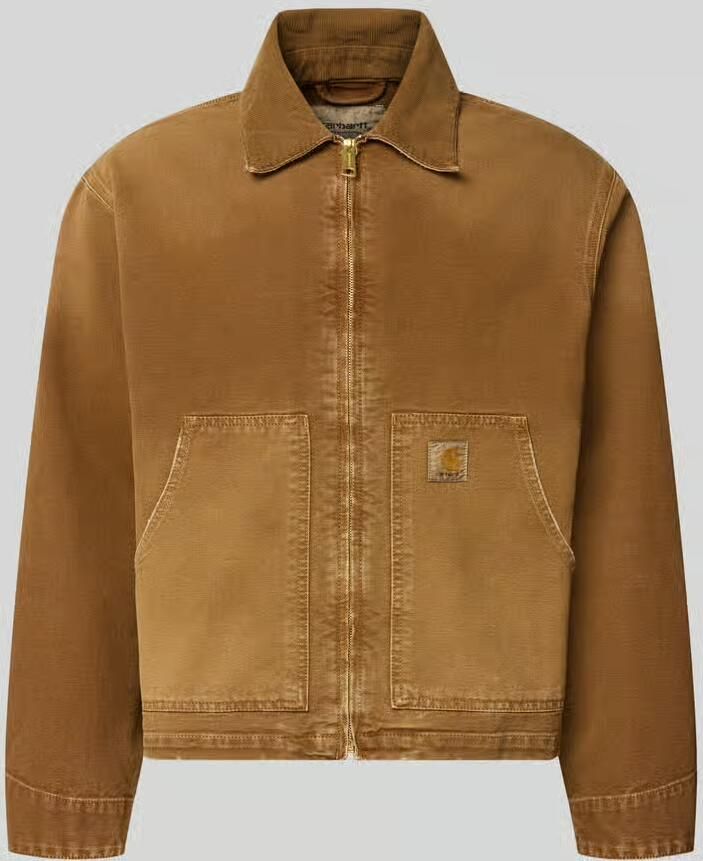 Carhartt Work In Progress Jack met ritssluiting en labeldetail model 'Dearborn'