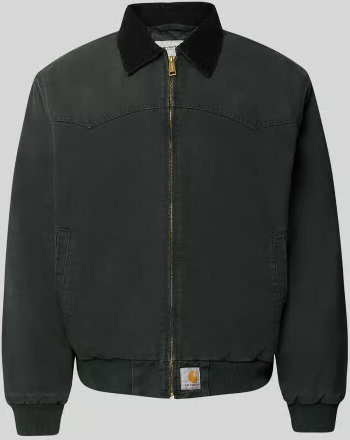 Carhartt Work In Progress Jack met ritssluiting en labeldetail model 'Santa Fe'