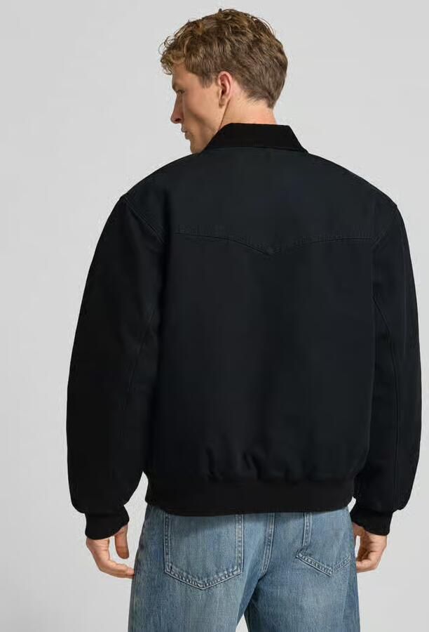 Carhartt Work In Progress Jack met ritssluiting en labeldetail model 'Santa Fe' - Foto 2