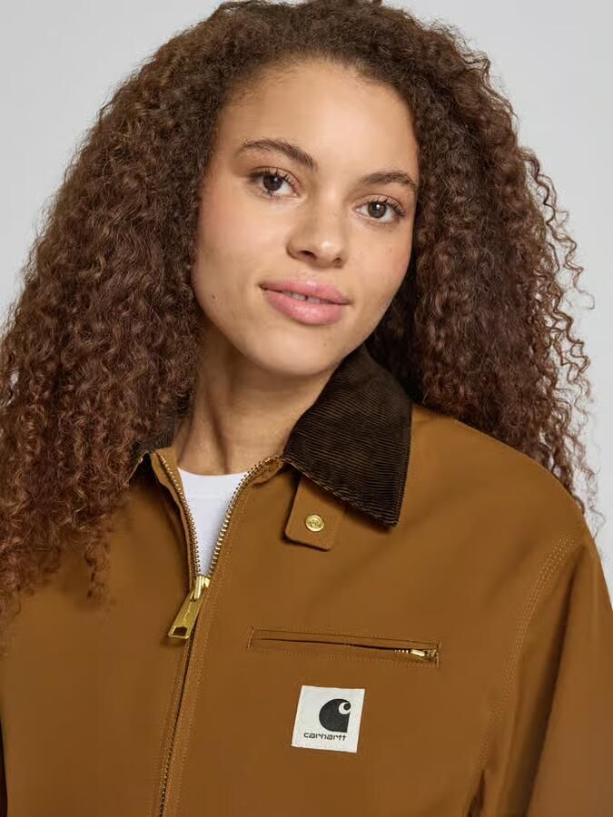 Carhartt Work In Progress Jas met opstaande kraag en tweerichtingsrits model 'Clark'