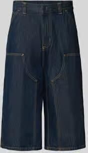 Carhartt Work In Progress Jeans-bermuda van pure katoen model 'Double'