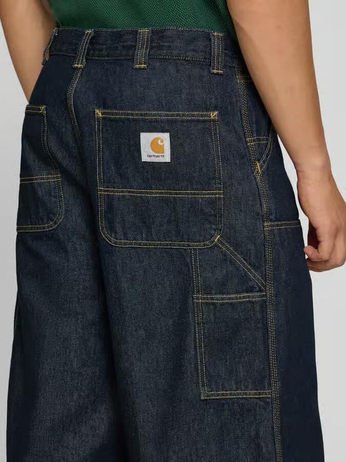 Carhartt Work In Progress Jeans-bermuda van pure katoen model 'Double' - Foto 2