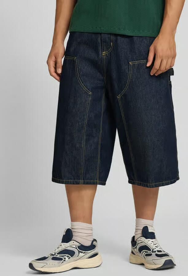 Carhartt Work In Progress Jeans-bermuda van pure katoen model 'Double' - Foto 3