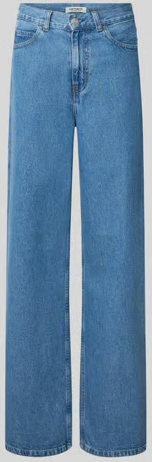 Carhartt Work In Progress High waist jeans met wijde pijpen model 'Jane' - Foto 2
