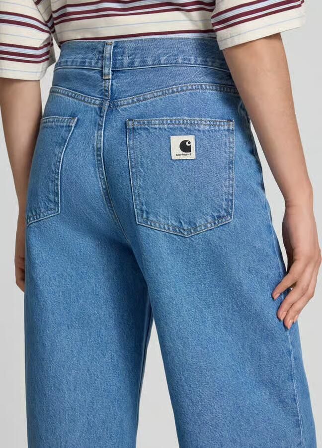 Carhartt Work In Progress High waist jeans met wijde pijpen model 'Jane' - Foto 3