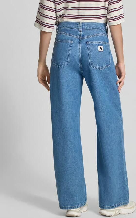Carhartt Work In Progress High waist jeans met wijde pijpen model 'Jane' - Foto 3