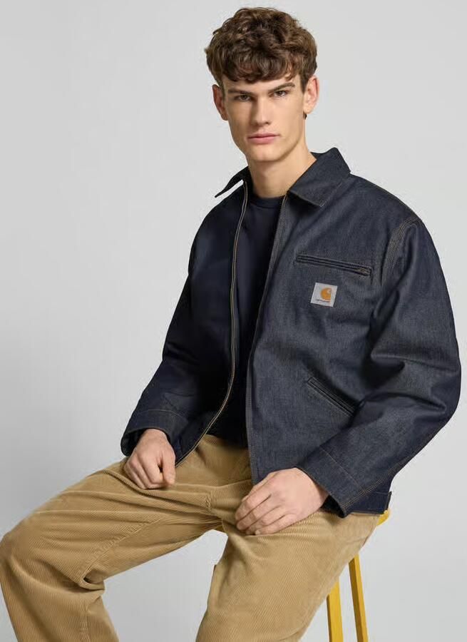Carhartt Work In Progress Jeansjack met borstzak en labeldetail - Foto 2
