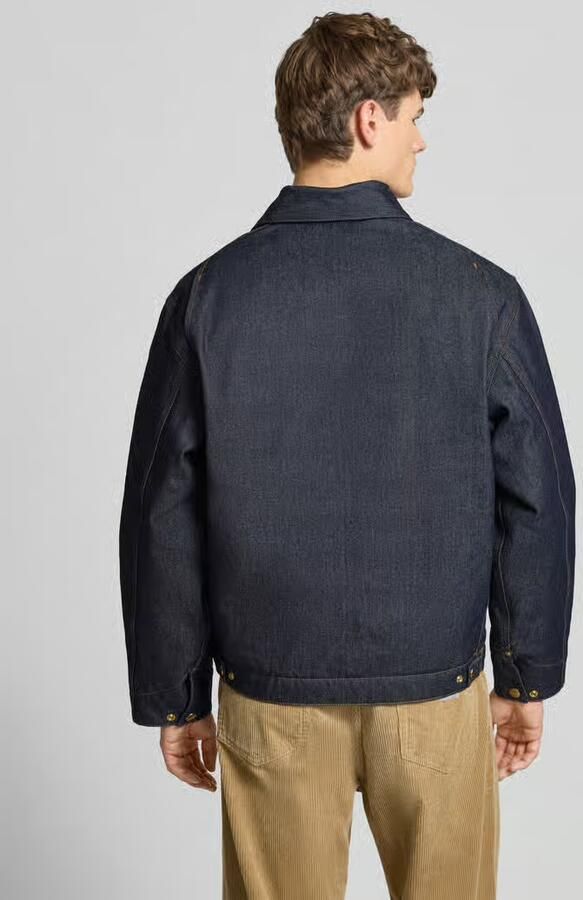Carhartt Work In Progress Jeansjack met borstzak en labeldetail - Foto 5