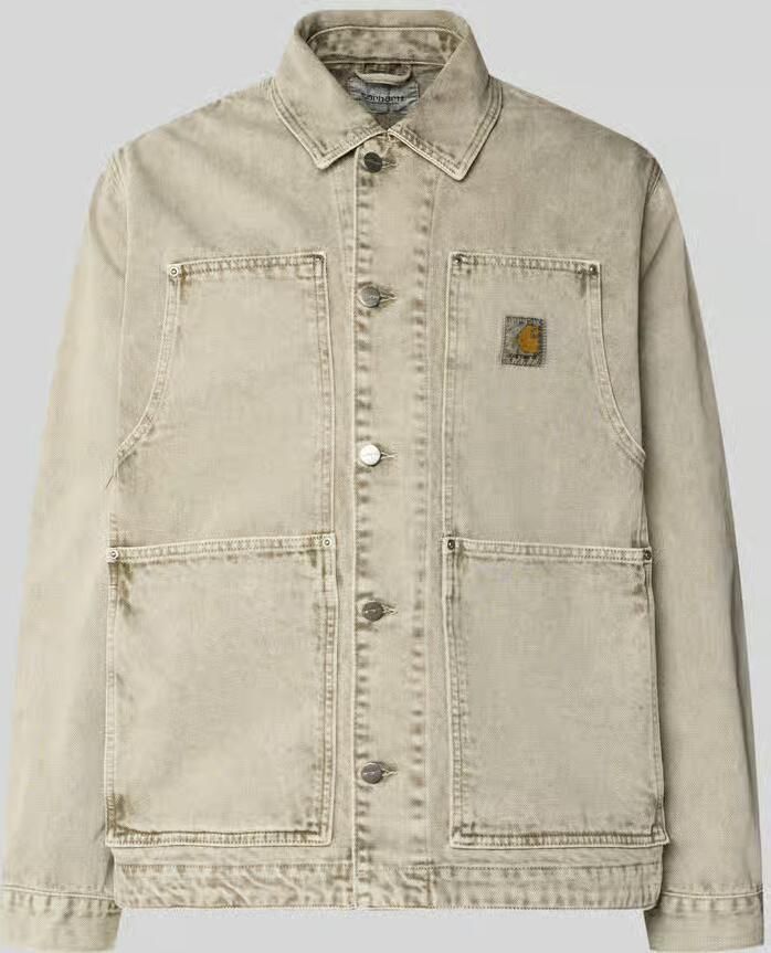 Carhartt Work In Progress jeansjack met knoopsluiting en labeldetail - Foto 2