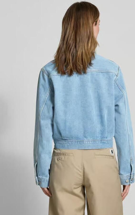 Carhartt Work In Progress Jeansjack met knoopsluiting model 'Arca'