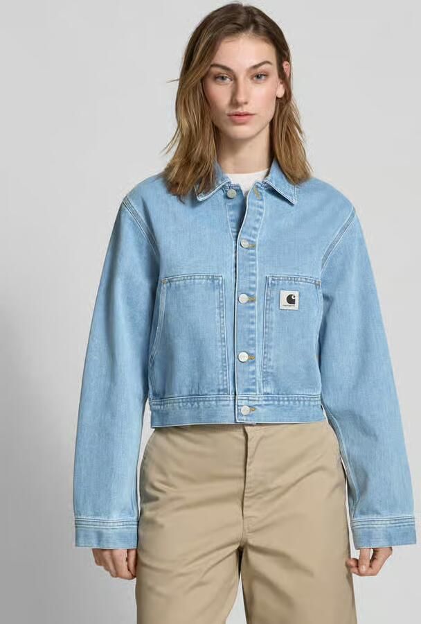 Carhartt Work In Progress Jeansjack met knoopsluiting model 'Arca' - Foto 2