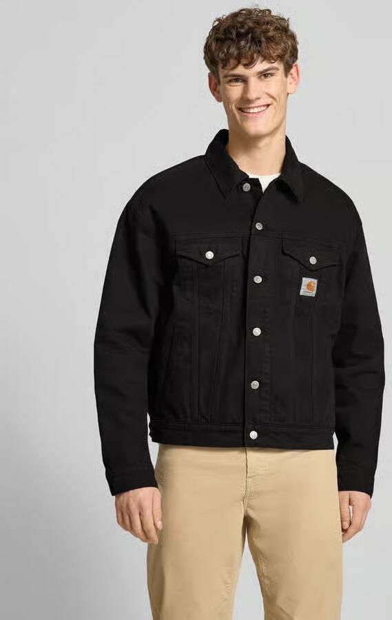 Carhartt Work In Progress Jeansjack met labeldetail model 'EVERSON' - Foto 4