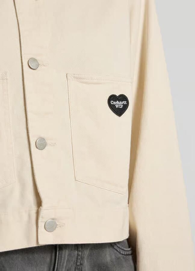 Carhartt Work In Progress Jeansjack met labelpatch
