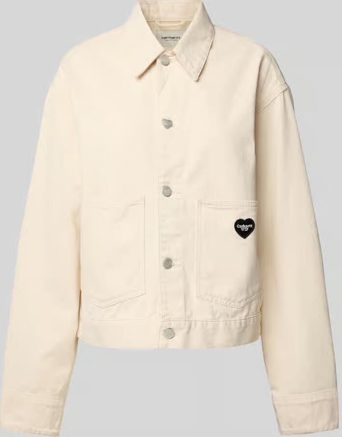 Carhartt Work In Progress Jeansjack met labelpatch - Foto 2