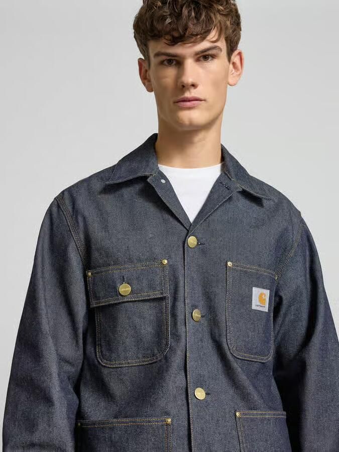Carhartt Work In Progress Jeansjack met opgestikte zakken model 'ADEN' - Foto 2