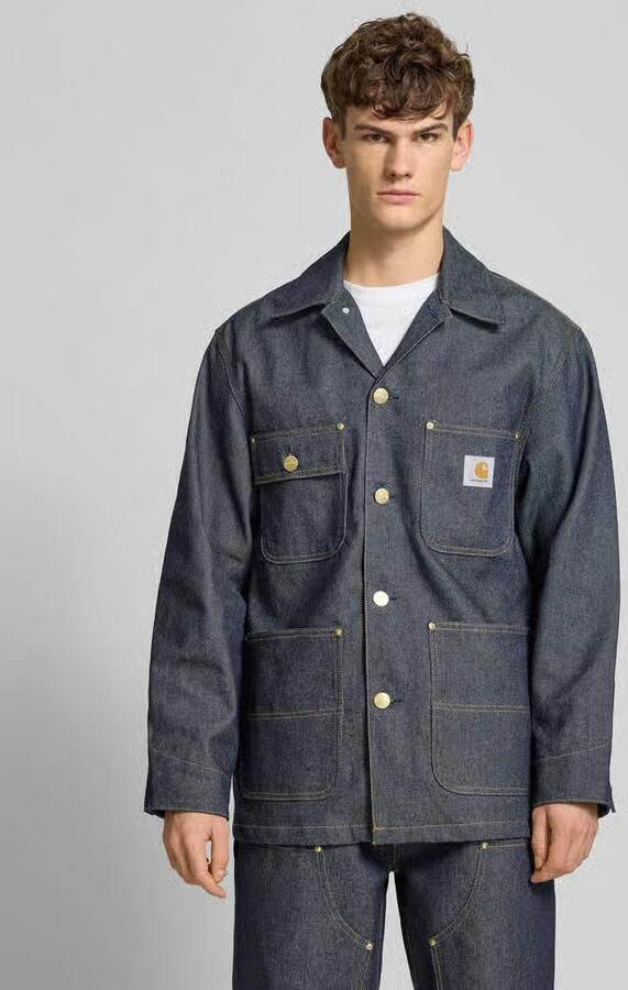 Carhartt Work In Progress Jeansjack met opgestikte zakken Model 'ADEN' - Foto 4