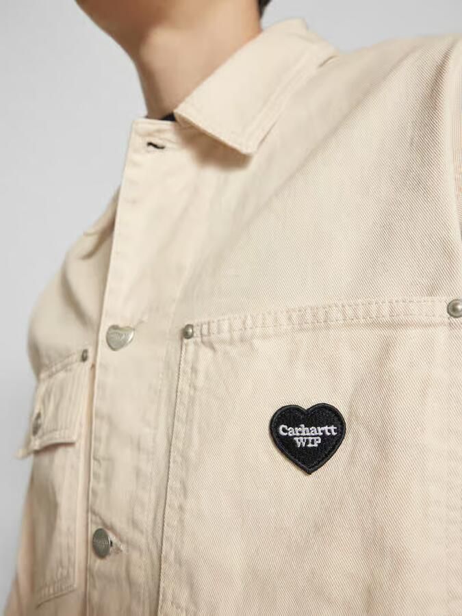Carhartt Work In Progress Jeansjack met opgestikte zakken model 'DREWE CHORE' - Foto 2