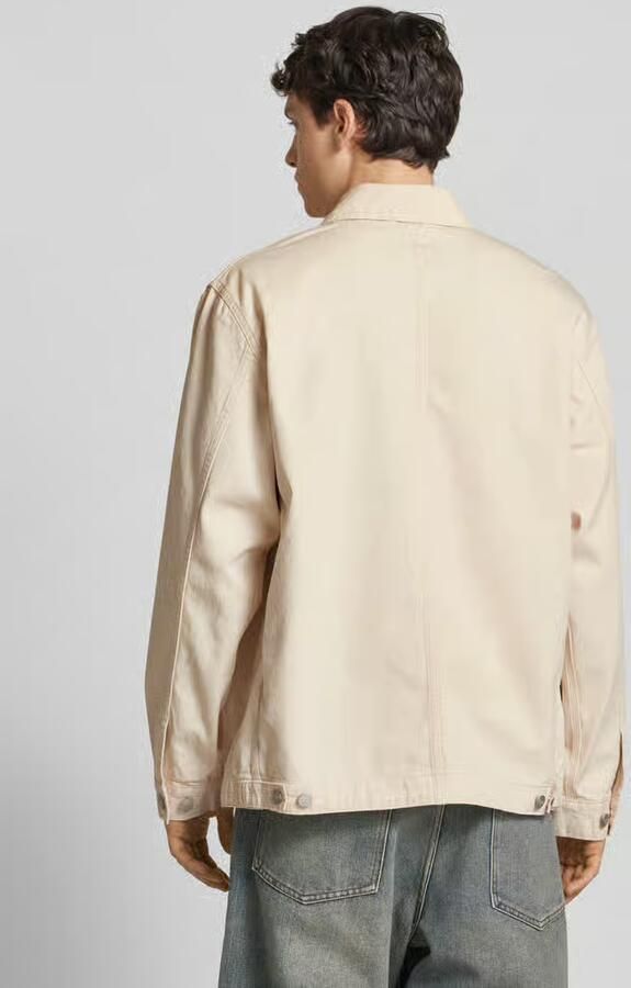 Carhartt Work In Progress Jeansjack met opgestikte zakken model 'DREWE CHORE' - Foto 4