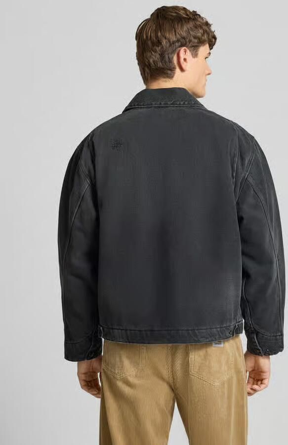 Carhartt Work In Progress Jeansjack met ritssluiting en labeldetail model 'DETROIT' - Foto 3