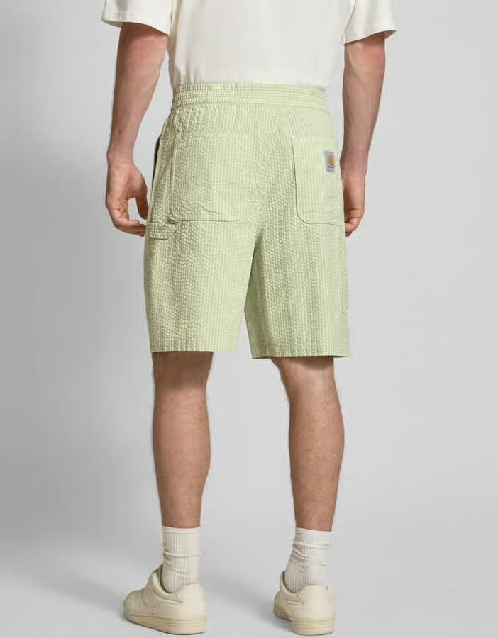 Carhartt Work In Progress Korte broek met structuurmotief model 'Toland'