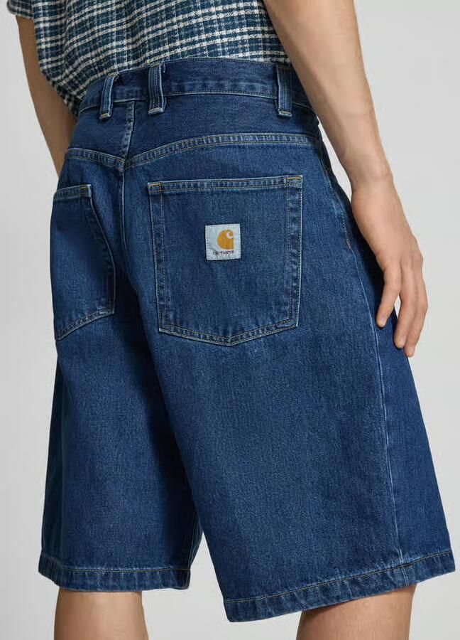 Carhartt Work In Progress Korte jeans met steekzakken model 'Brandon'