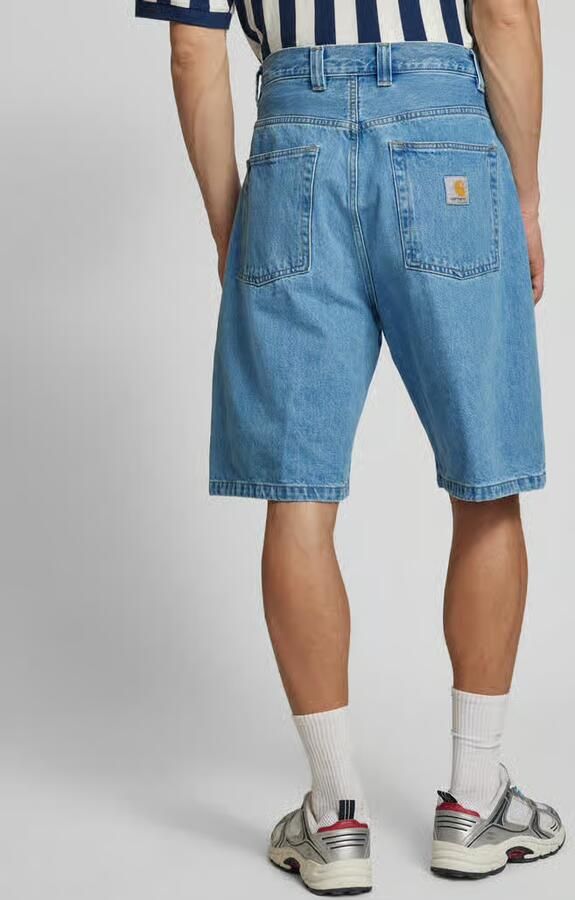 Carhartt Work In Progress Korte jeans met steekzakken model 'BRANDON'