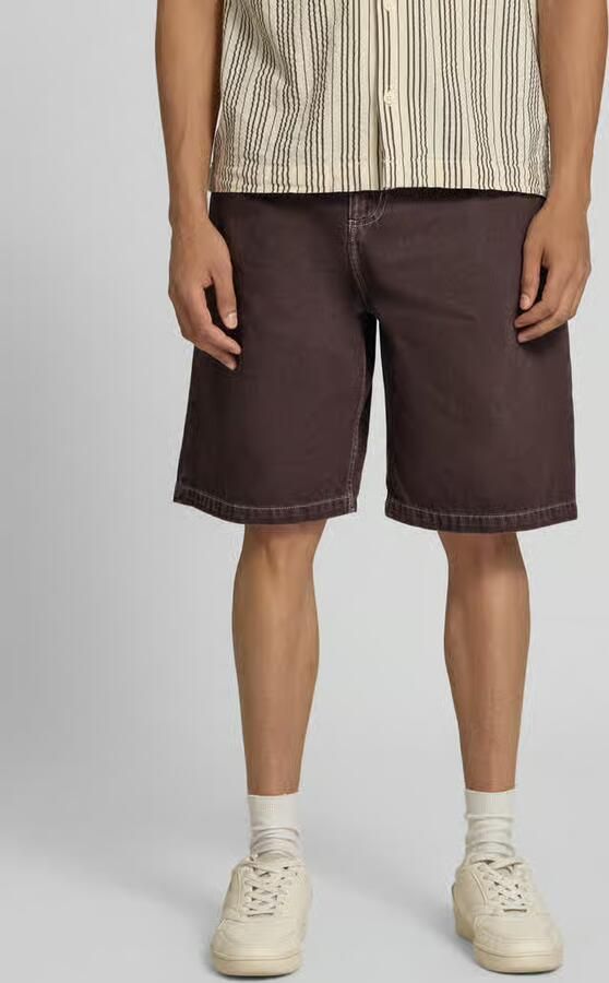 Carhartt Work In Progress Korte jeans met steekzakken model 'Clark' - Foto 3