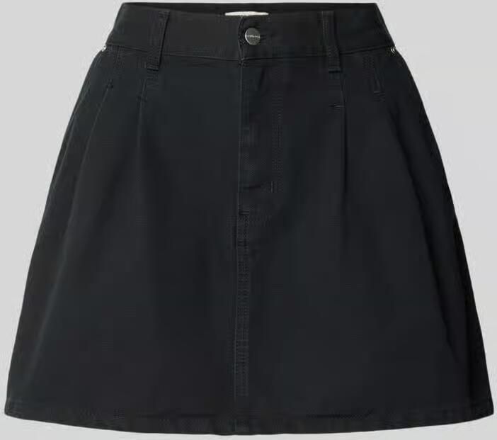 Carhartt Work In Progress Minirok met achterzakken en labeldetail model 'Billie'